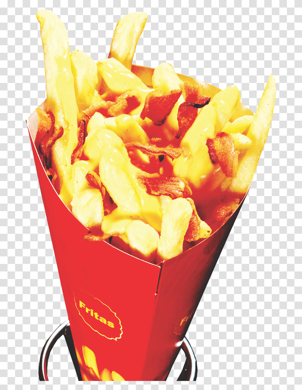 Thumb Image Batata Frita No Cone Com Cheddar, Fries, Food Transparent Png