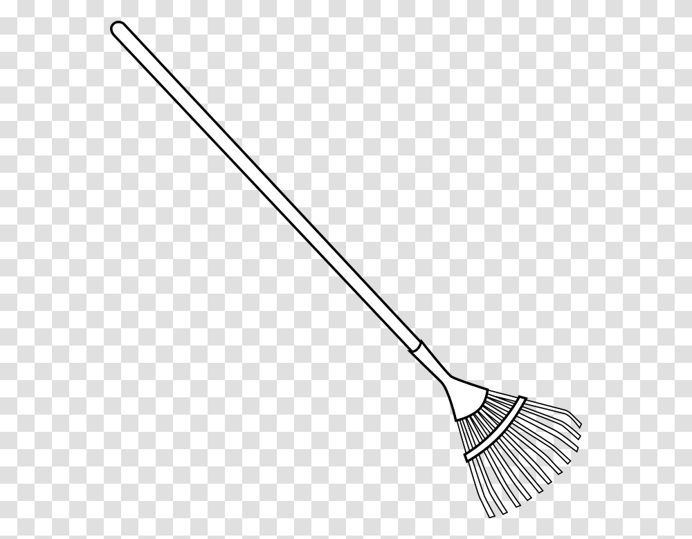 Thumb Image Black And White Rake Clipart Transparent Png