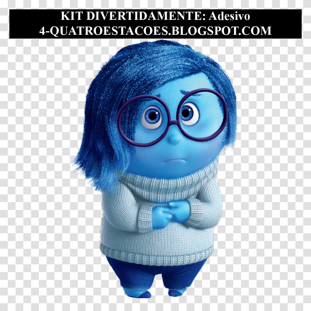 Thumb Image Blue Inside Out Character, Poster, Advertisement, Flyer, Paper Transparent Png