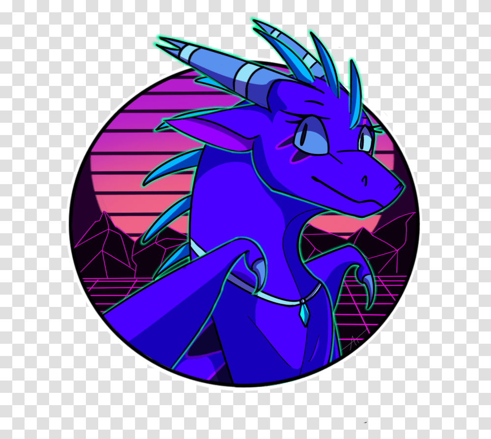 Thumb Image Cartoon, Dragon, Purple Transparent Png