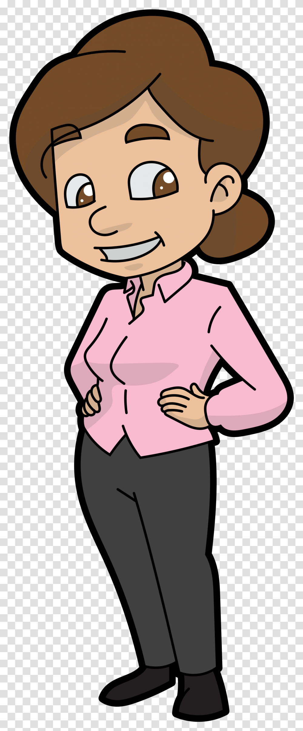 Thumb Image Cartoon Pictures Of Mom, Person, Sleeve, Long Sleeve Transparent Png