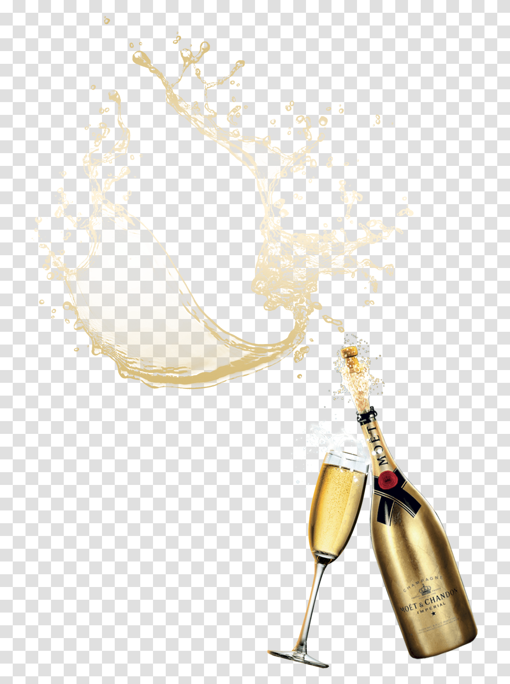 Thumb Image Champagne Bottle, Gold, Trophy, Beverage, Cosmetics Transparent Png