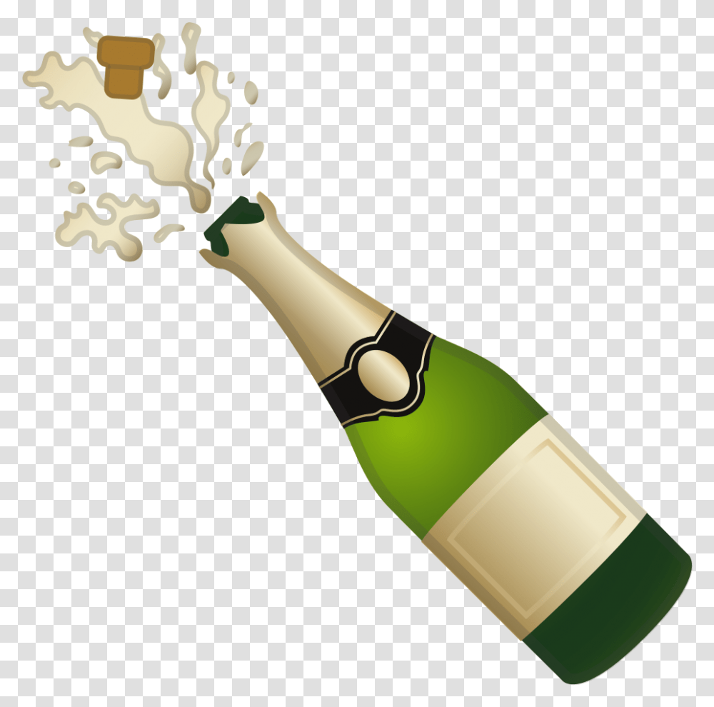 Thumb Image Champagne Emoji, Bottle, Alcohol, Beverage, Drink Transparent Png