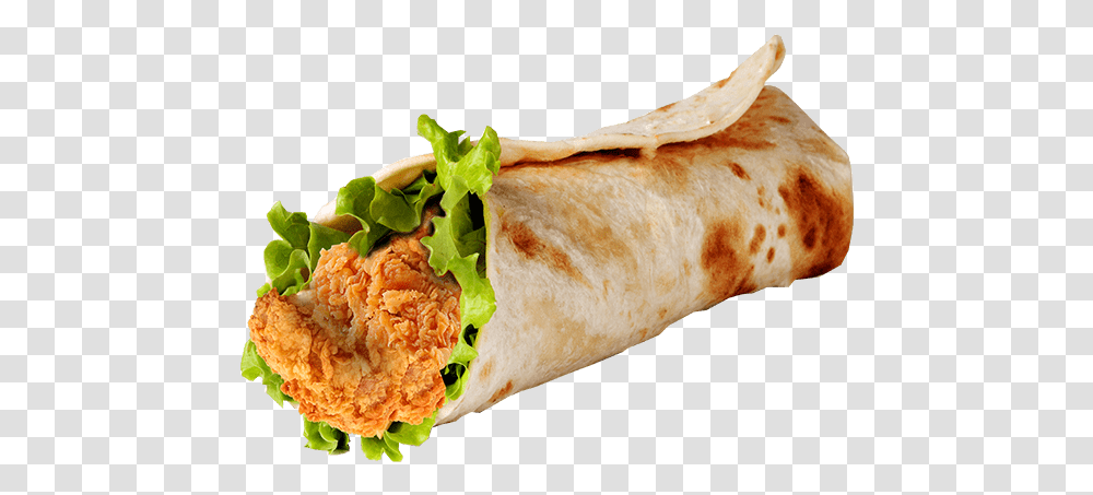 Thumb Image Chicken Roll White Background, Burrito, Food, Bread, Sandwich Wrap Transparent Png