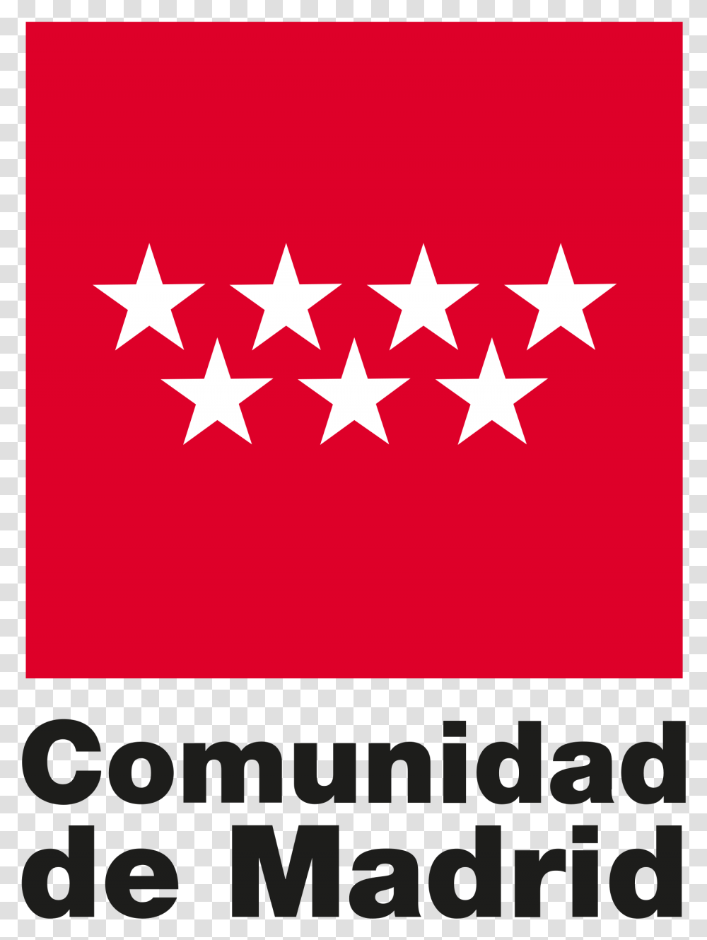 Thumb Image Community Of Madrid, Star Symbol, Flag, Tree Transparent Png