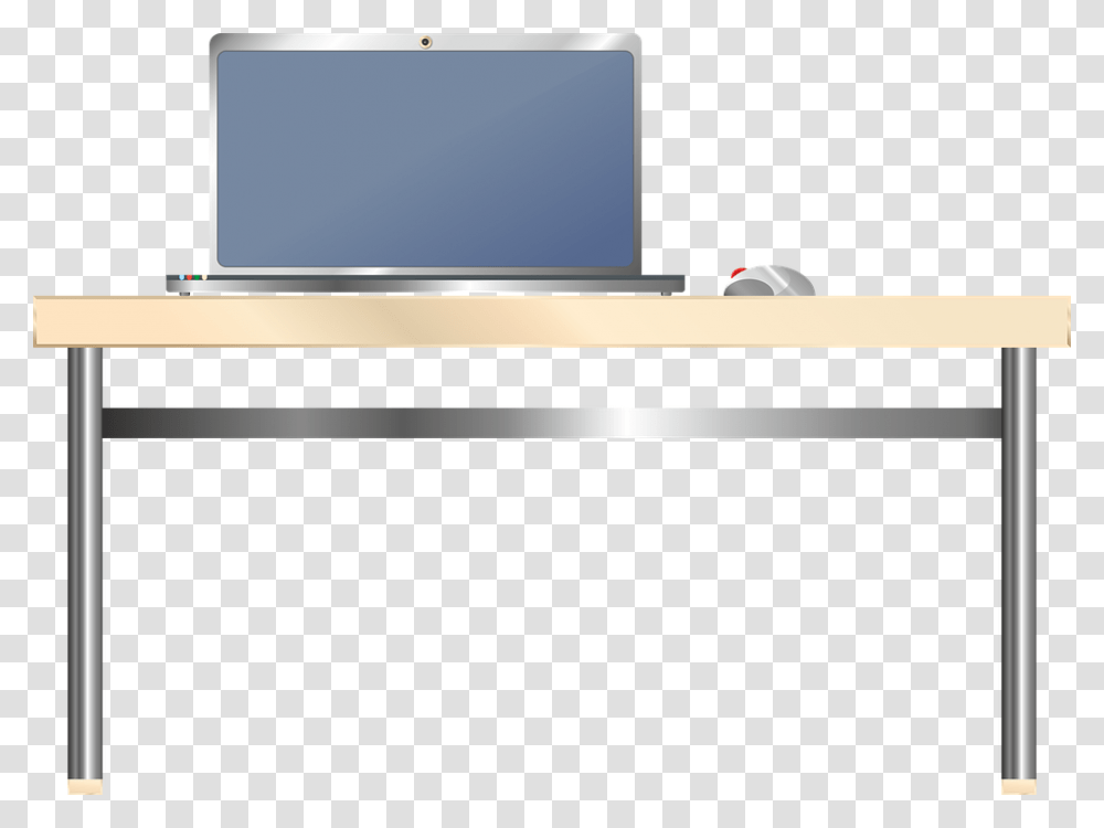 Thumb Image Computer On Desk, Table, Furniture, Pc, Electronics Transparent Png