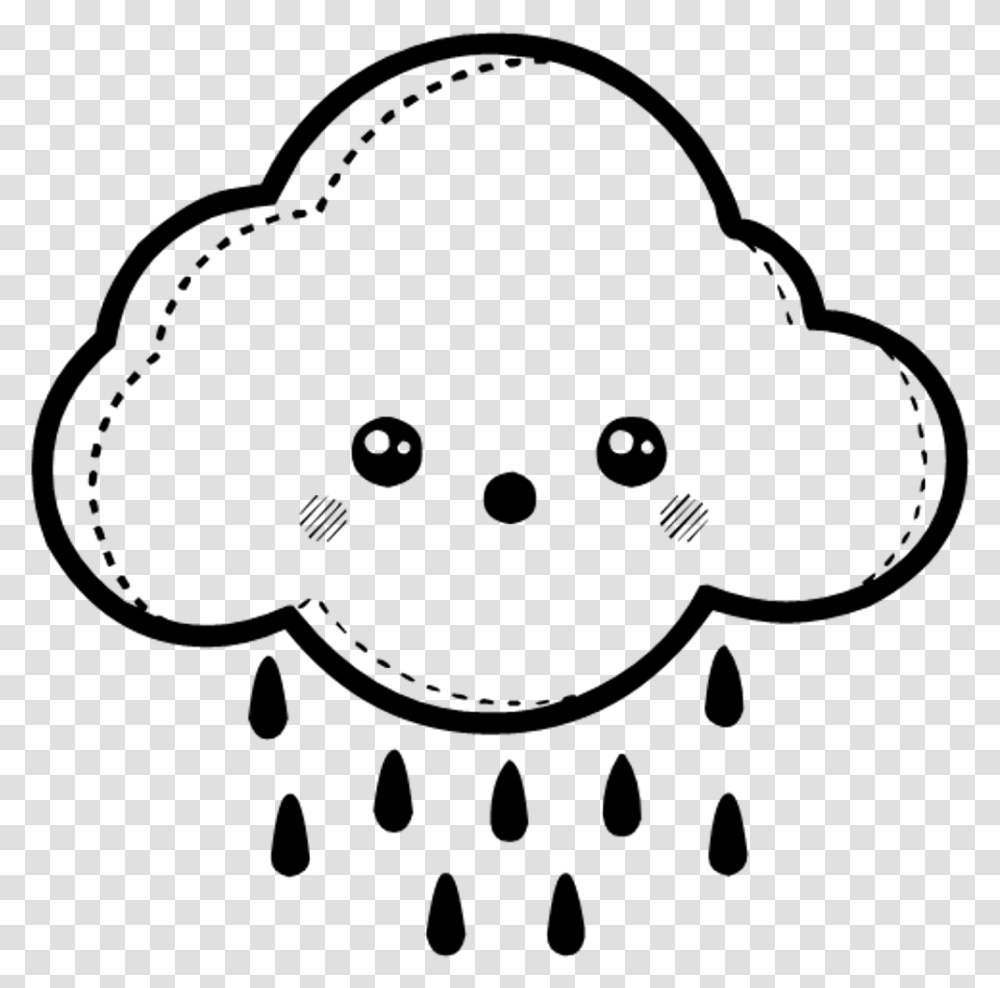Thumb Image Cute Cloud Black And White, Gray, World Of Warcraft Transparent Png