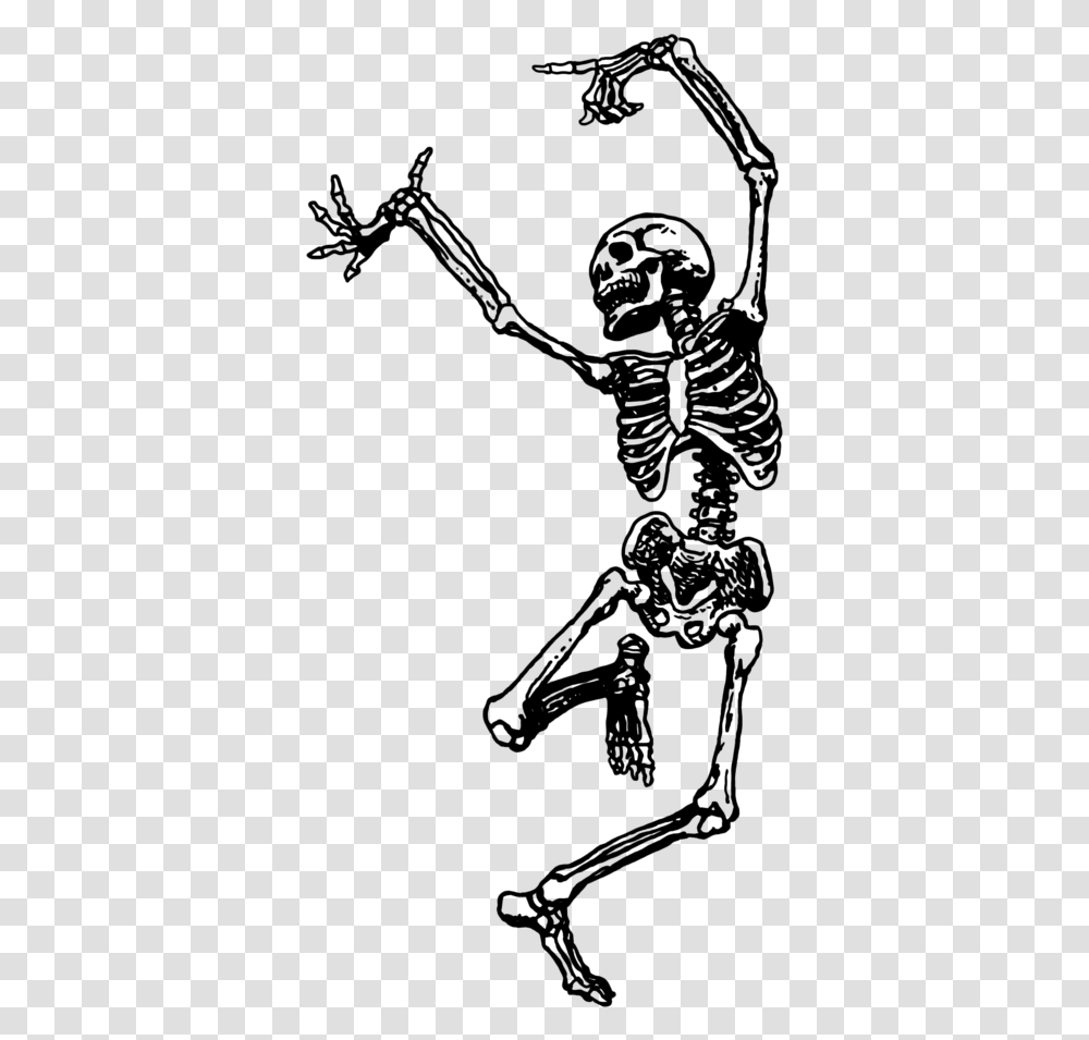 Thumb Image Dancing Skeleton Gif, Gray, World Of Warcraft Transparent Png