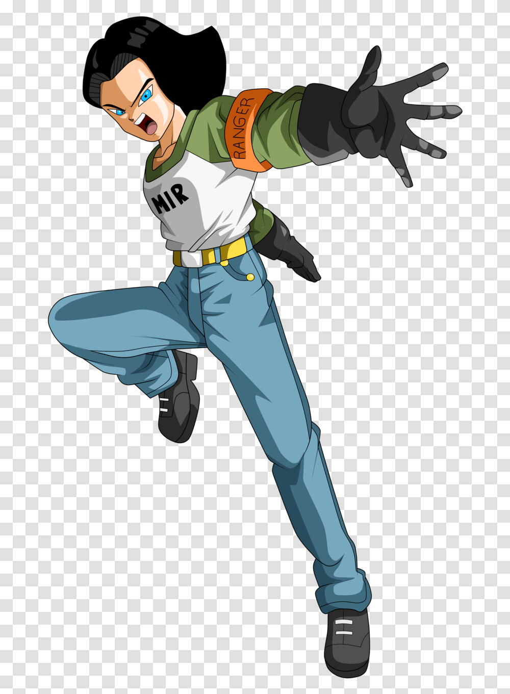 Thumb Image Dbs Android 17, Person, Ninja, Costume Transparent Png
