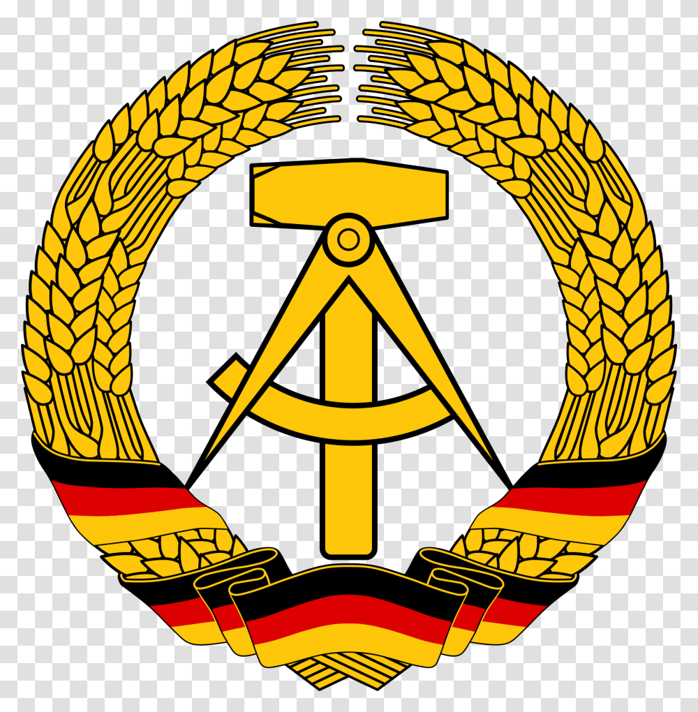 Thumb Image Ddr Coat Of Arms, Emblem, Logo, Trademark Transparent Png