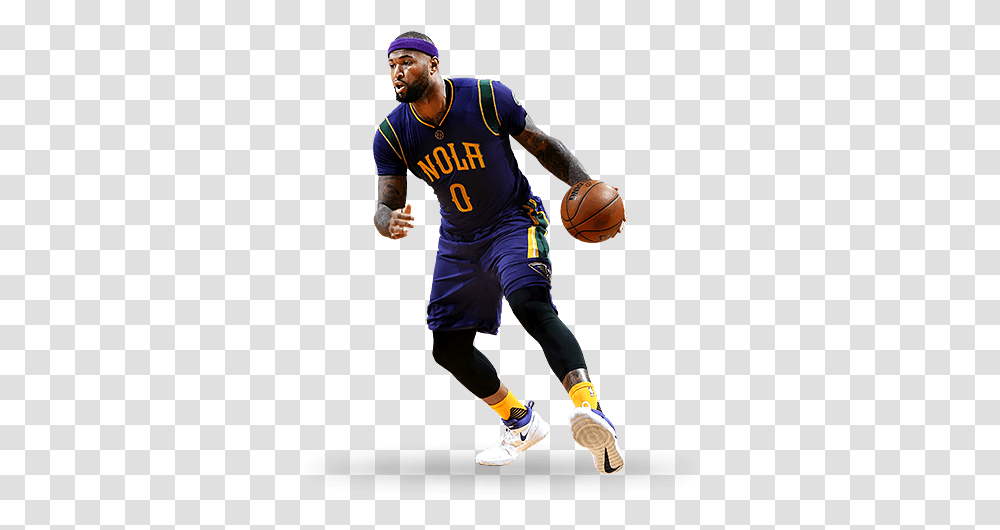 Thumb Image Demarcus Cousins, Person, Human, People, Team Sport Transparent Png
