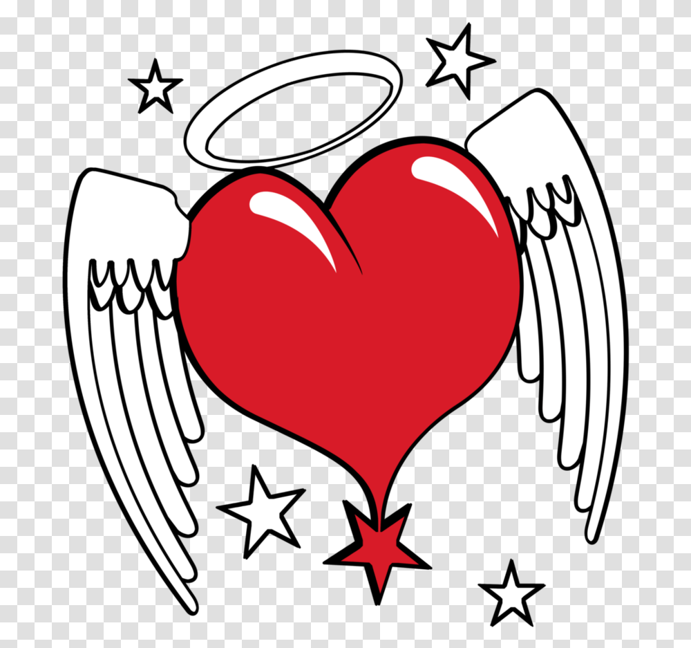 Thumb Image Draw A Heart Angel Transparent Png