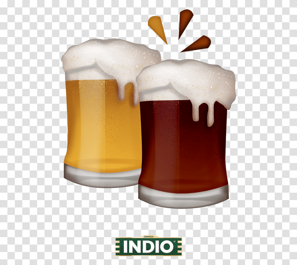 Thumb Image Emoji Cerveza Whatsapp, Glass, Beer Glass, Alcohol, Beverage Transparent Png