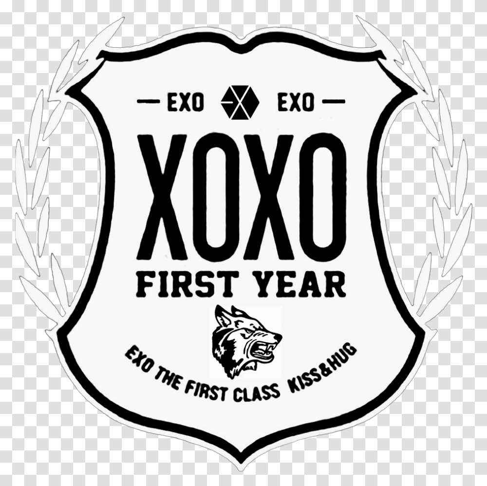 Thumb Image Exo Logo First Year, Label, Alcohol Transparent Png