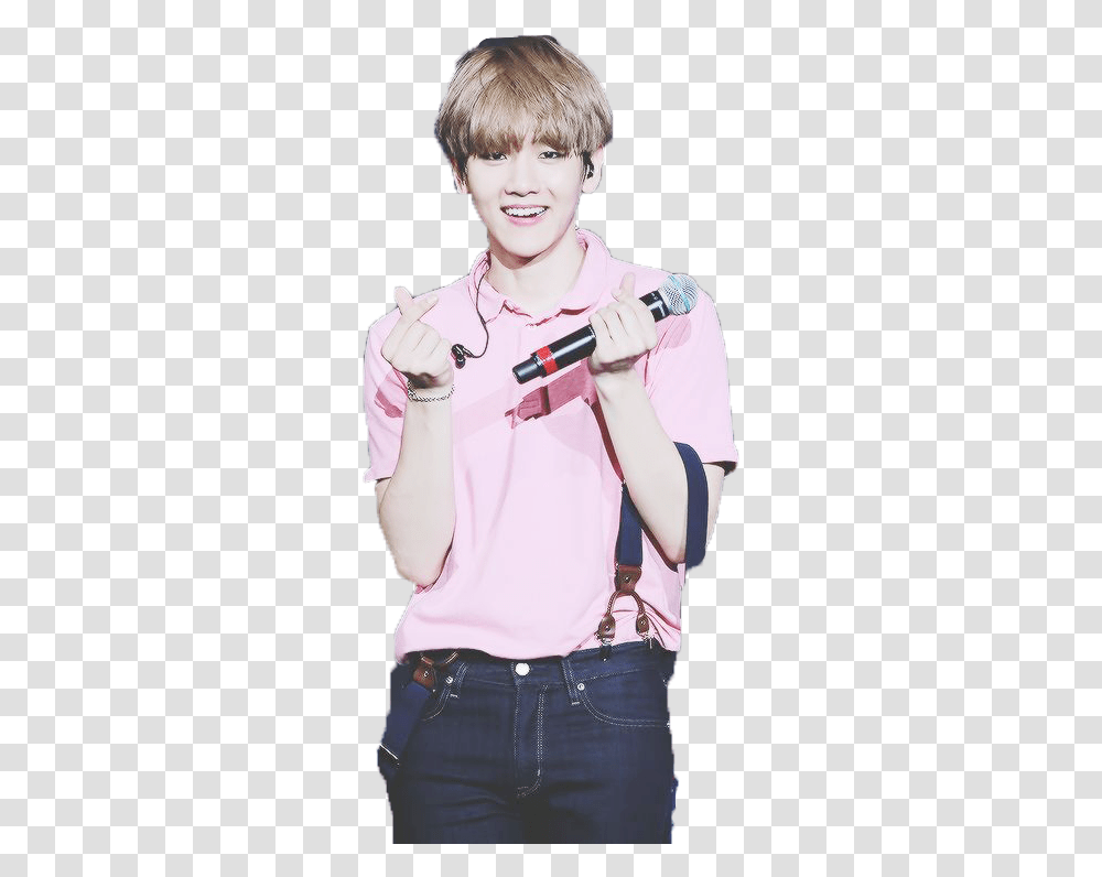 Thumb Image Exo, Person, Microphone, Arm Transparent Png