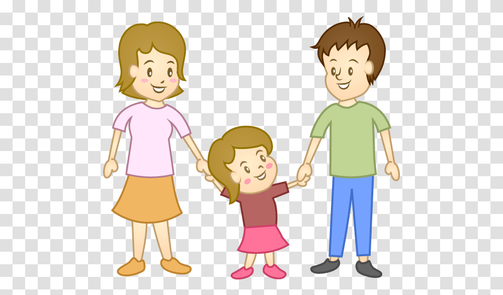 Thumb Image Family Of 3 Cartoon, People, Person, Human, Hand Transparent Png
