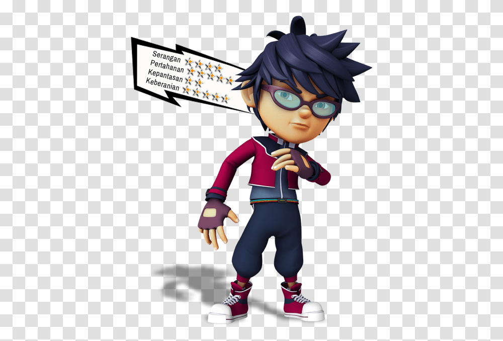 Thumb Image Fang In Boboiboy, Person, Toy, People, Doll Transparent Png
