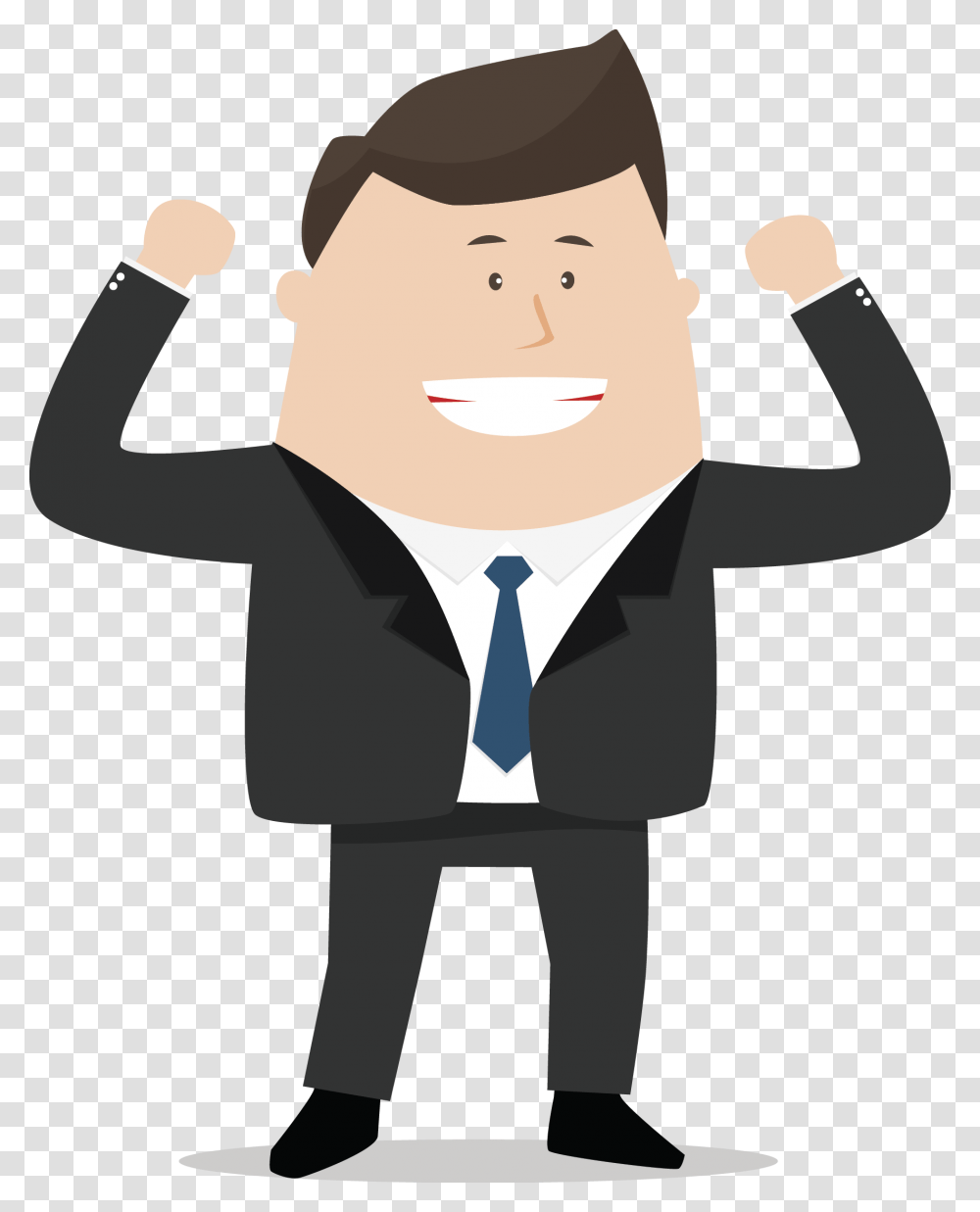 Thumb Image Financial Planner Cartoon, Person, Tie, Accessories, Label Transparent Png