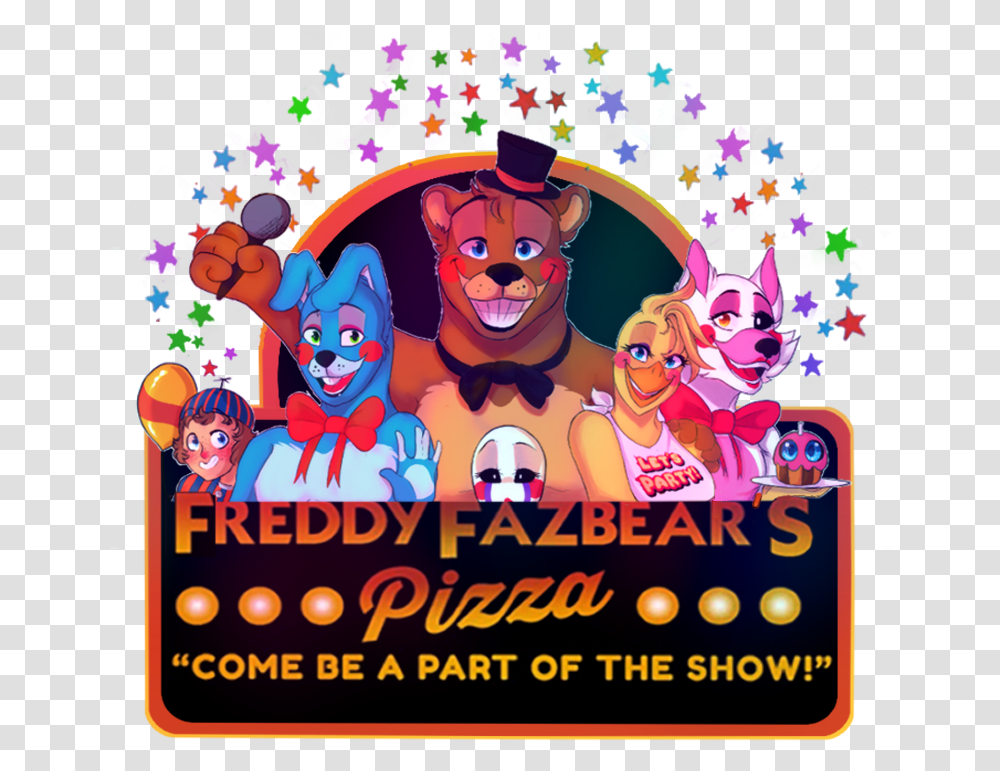 Thumb Image Five Nights At Freddy's Cake Topper, Advertisement, Poster, Paper, Flyer Transparent Png