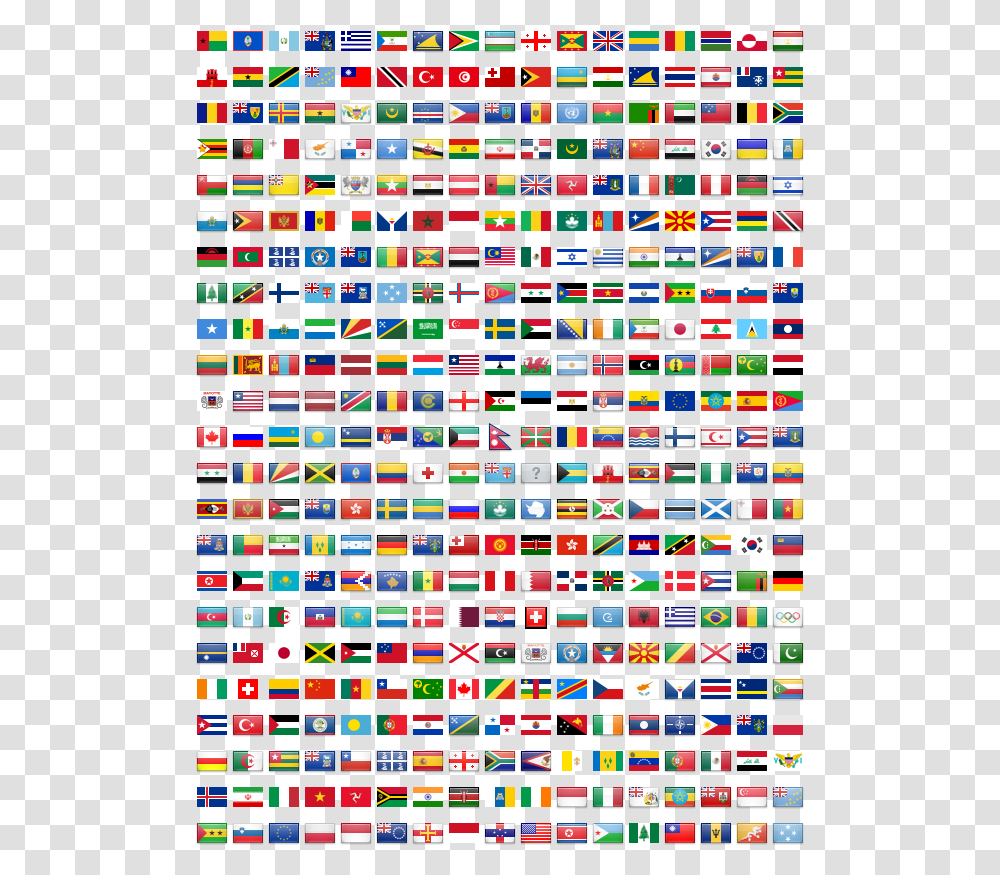 Thumb Image Flag Icons, Pattern Transparent Png
