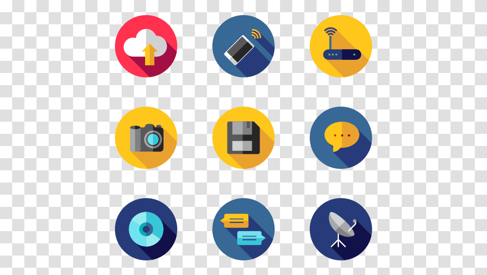 Thumb Image Flat Icon Set, Pac Man, Security Transparent Png