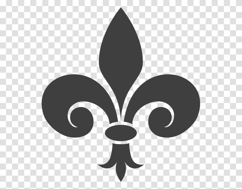 Thumb Image Fleur De Lys, Stencil, Silhouette Transparent Png