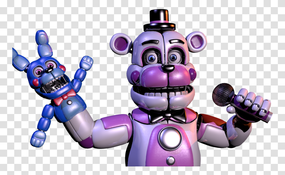 Thumb Image Funtime Freddy Model, Robot, Toy, Microphone, Electrical Device Transparent Png