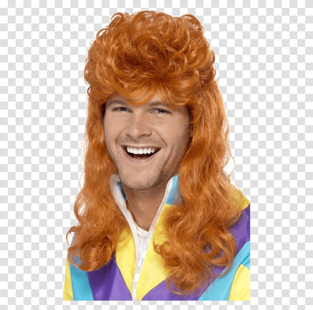 Thumb Image Ginger Mullet Wig, Face, Person, Hair, Head Transparent Png