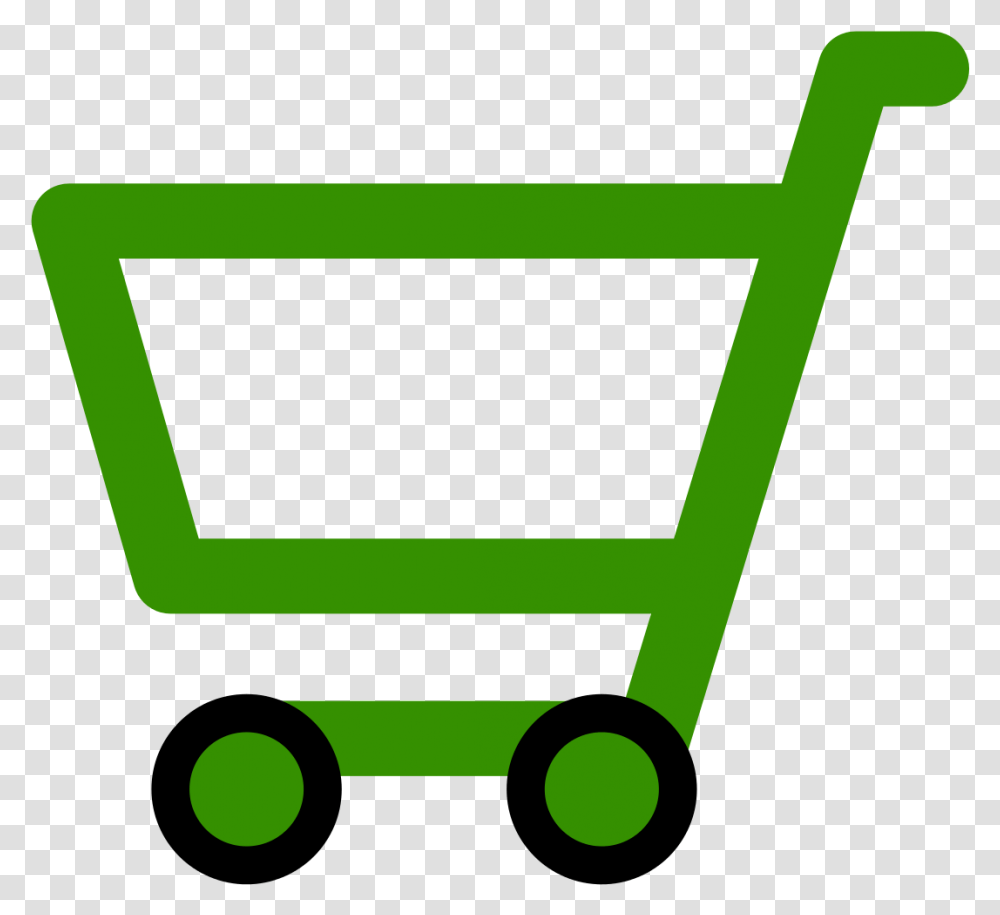 Thumb Image Green Background Shopping Cart Icon Transparent Png