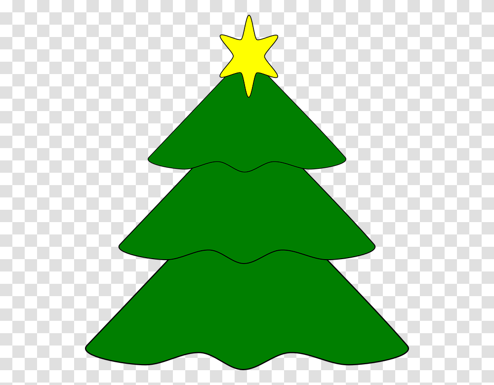 Thumb Image Green Christmas Tree Clipart, Star Symbol, Plant Transparent Png