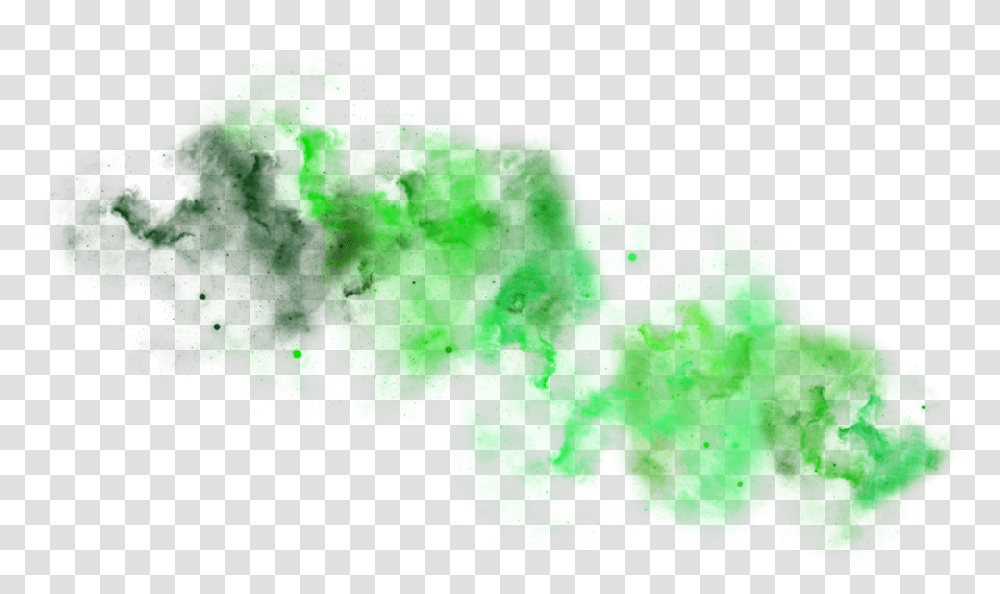 Thumb Image Green Cloud, Crystal, Ornament, Pattern, Fractal Transparent Png