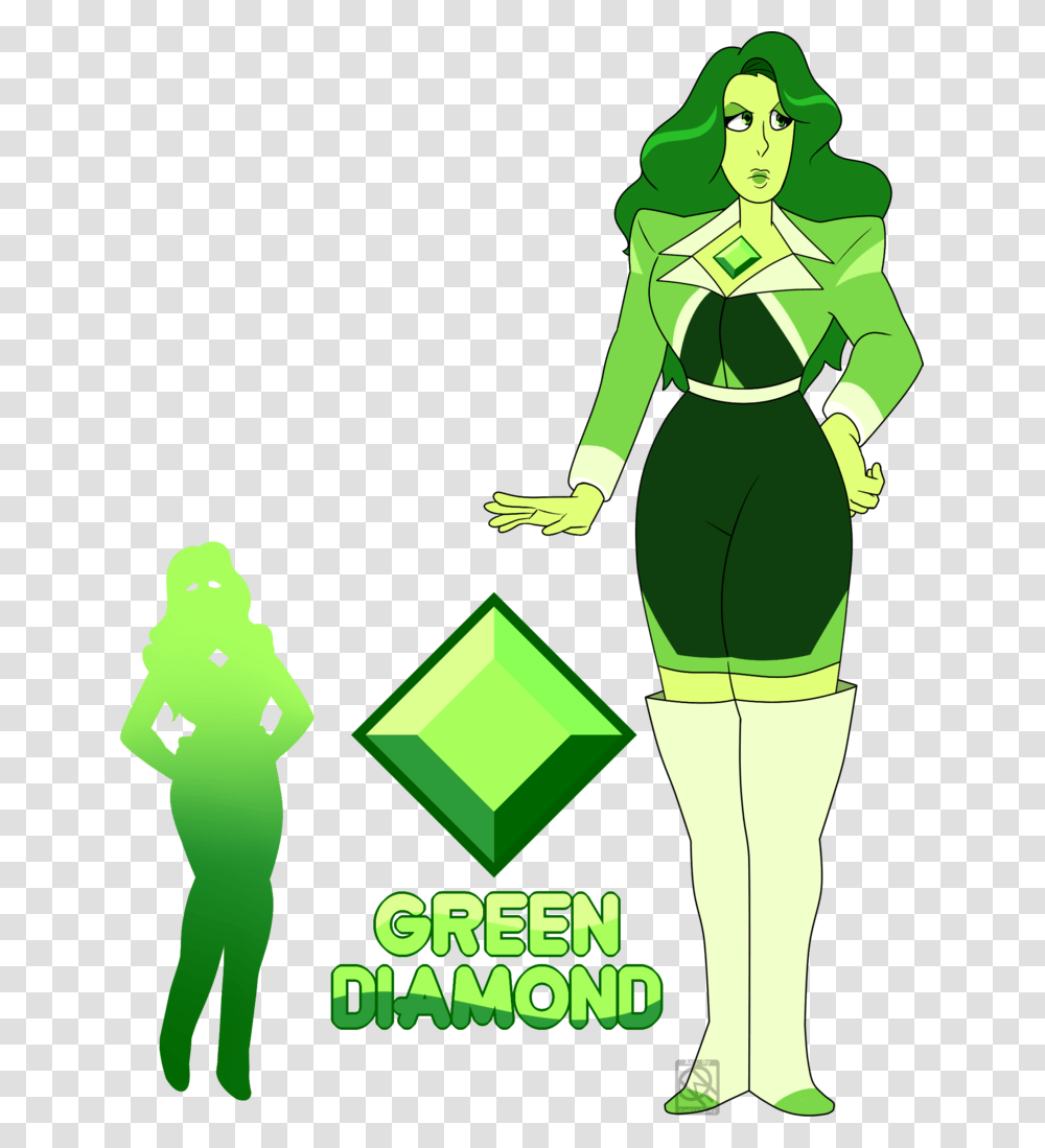 Thumb Image Green Diamond Steven Universe Oc, Elf, Sleeve, Person Transparent Png