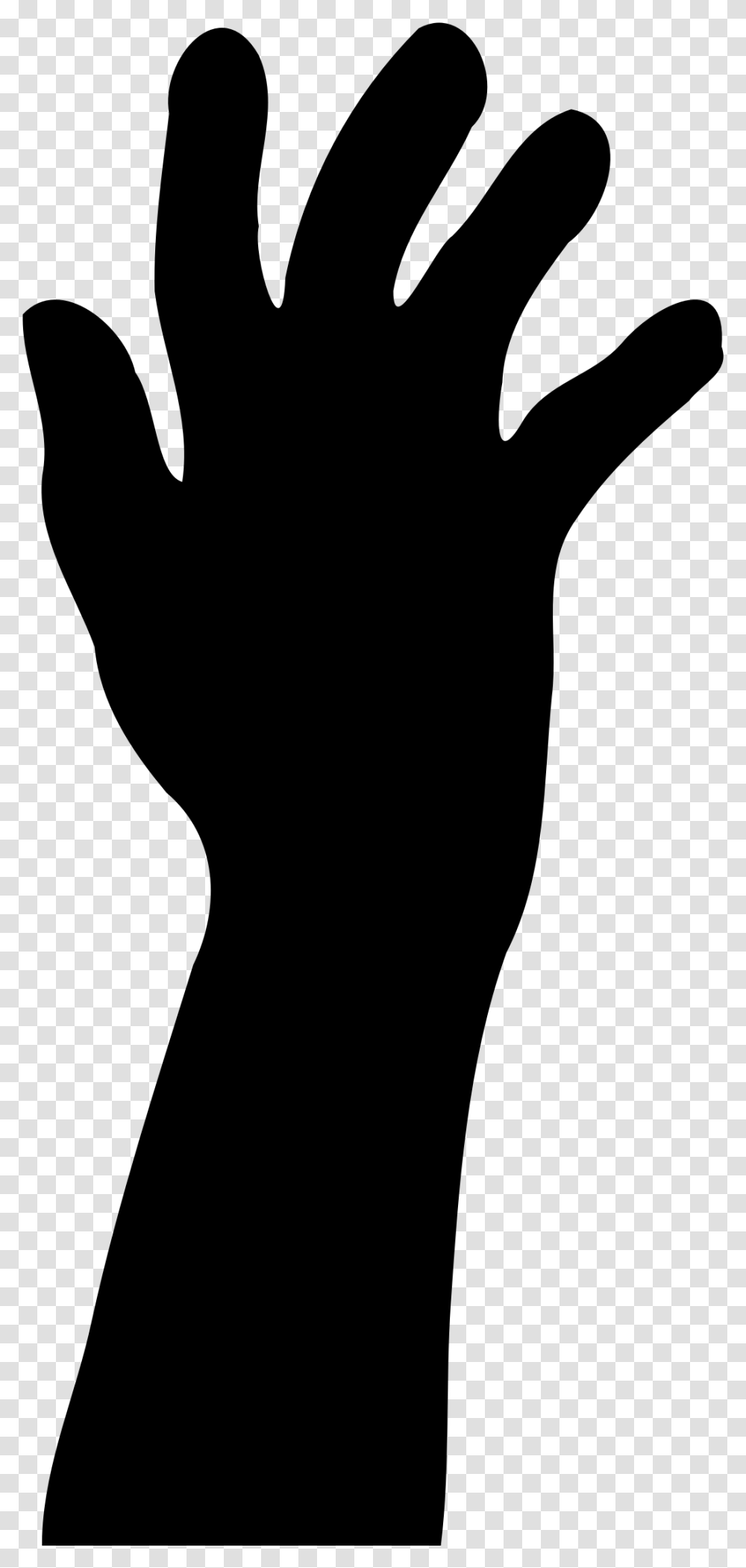 Thumb Image Hand Silhouette, Gray, World Of Warcraft Transparent Png