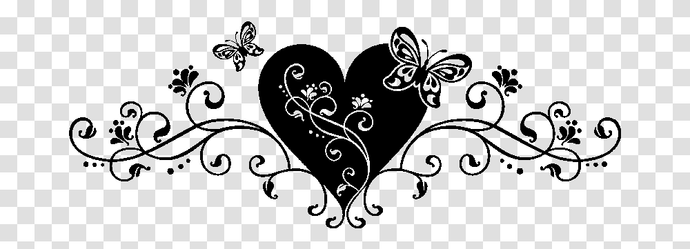 Thumb Image Heart Arabesque Clipart, Gray, World Of Warcraft Transparent Png