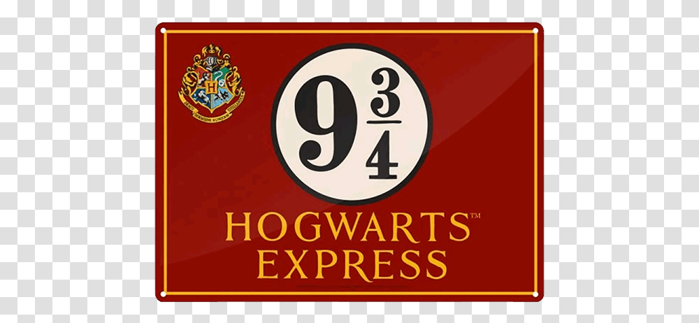 Thumb Image Hogwarts Express Platform 9 3 4 Sign, Number, Poster Transparent Png