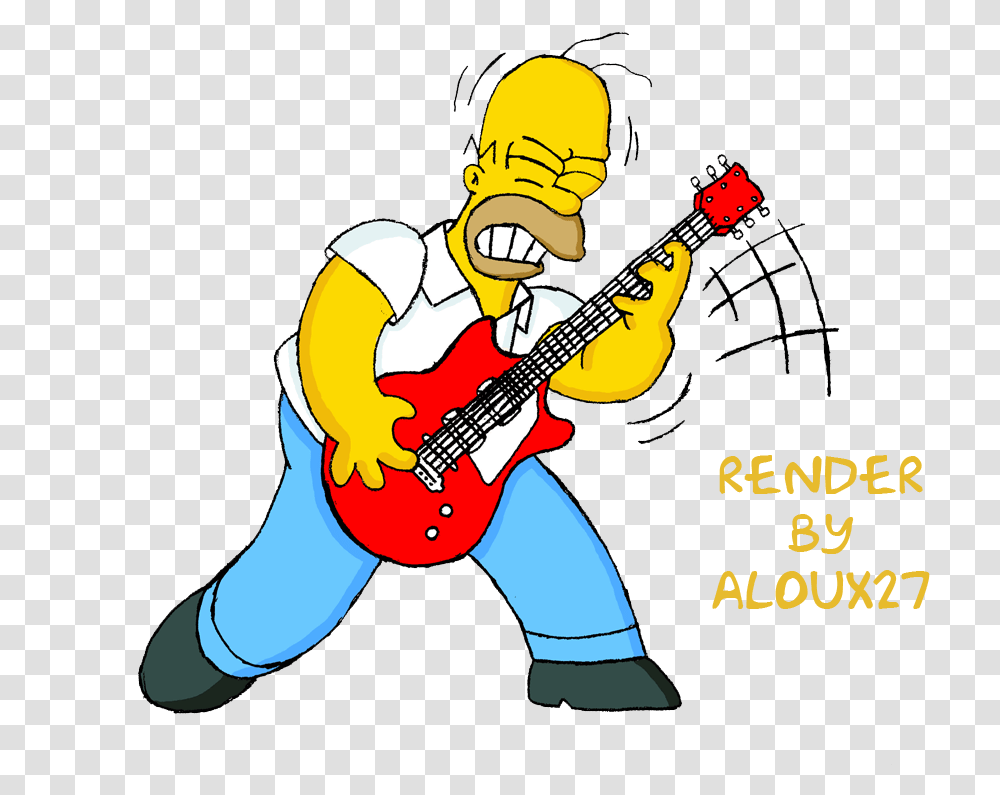 Thumb Image Homer Simpson Rock, Guitar, Leisure Activities, Musical Instrument, Bass Guitar Transparent Png