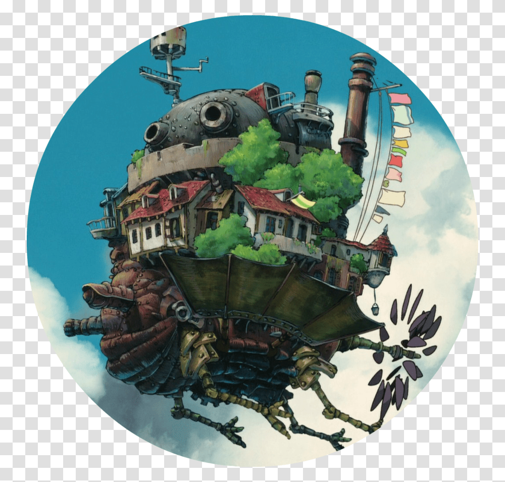 Thumb Image Howl's Moving Castle Castle, Tabletop, Person, Housing Transparent Png