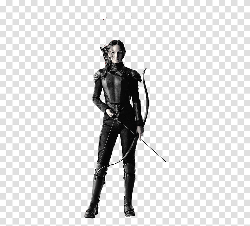 Thumb Image Hunger Games Katniss, Person, Bow, Weapon Transparent Png
