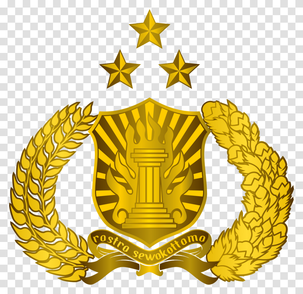 Thumb Image Indonesian National Police, Gold, Armor, Shield Transparent Png