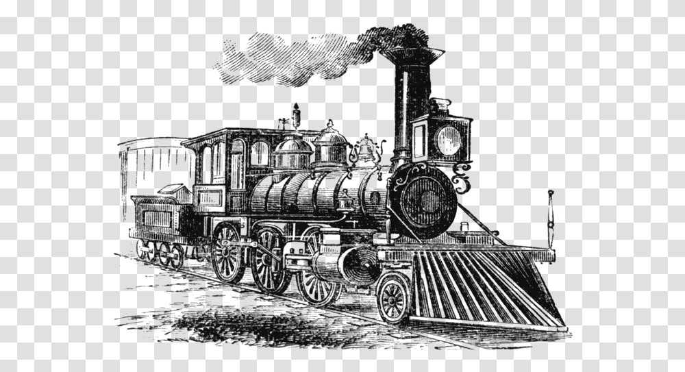 Thumb Image Industrial Revolution Steam Engine Train, Gray, World Of Warcraft Transparent Png