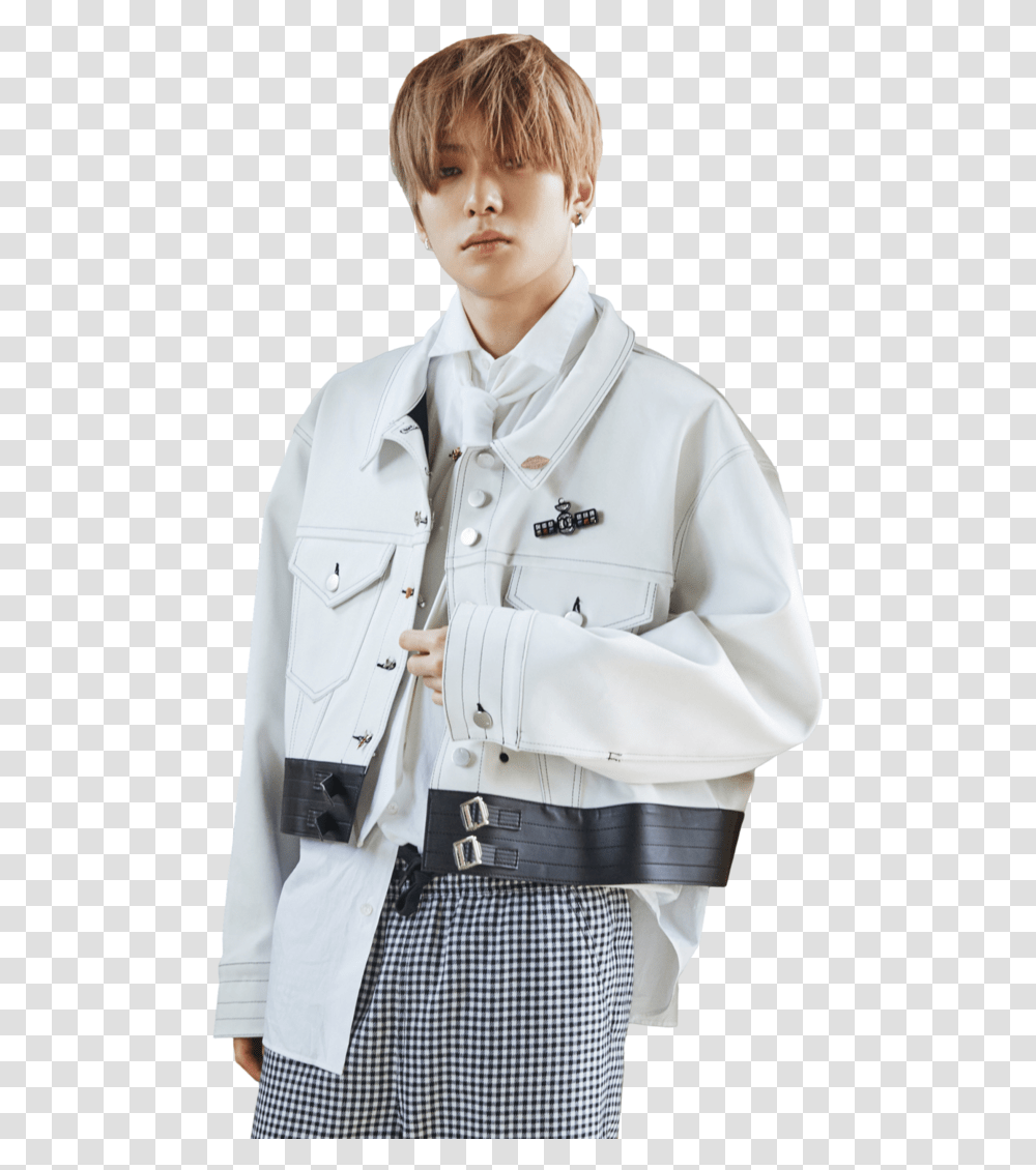 Thumb Image Jaehyun Cherry Bomb, Person, Coat, Shirt Transparent Png