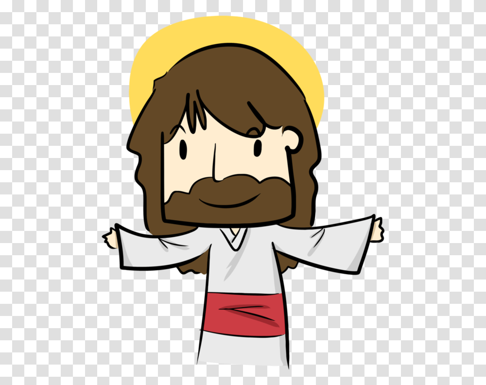 Thumb Image Jesus Cartoon Background, Face, Plant, Photography Transparent Png