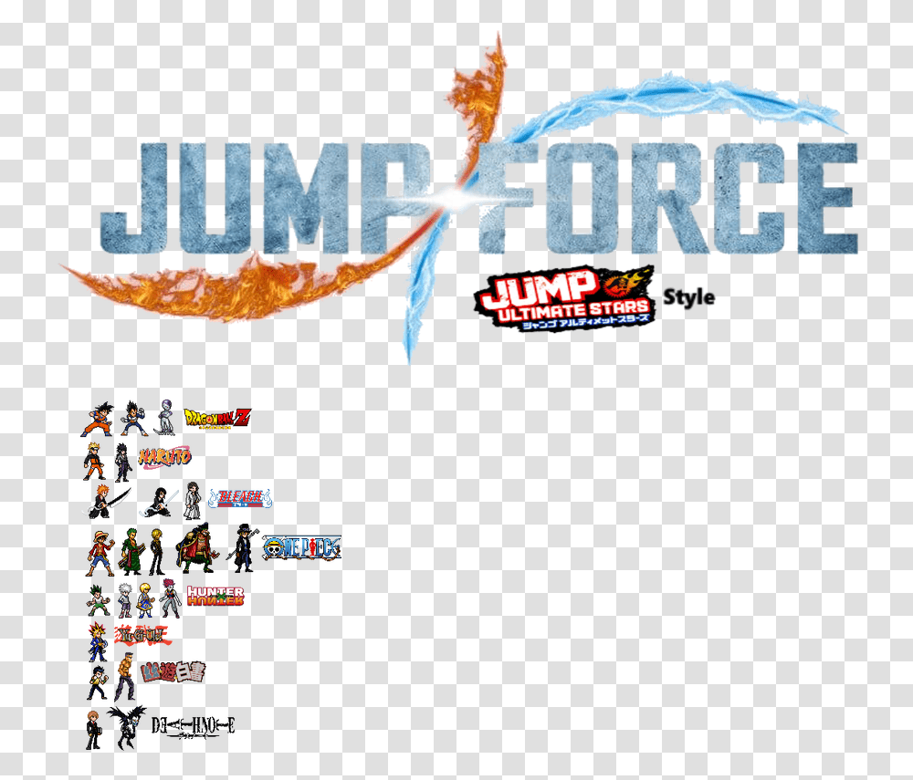 Thumb Image Jump Force Sprites, Logo, Poster Transparent Png