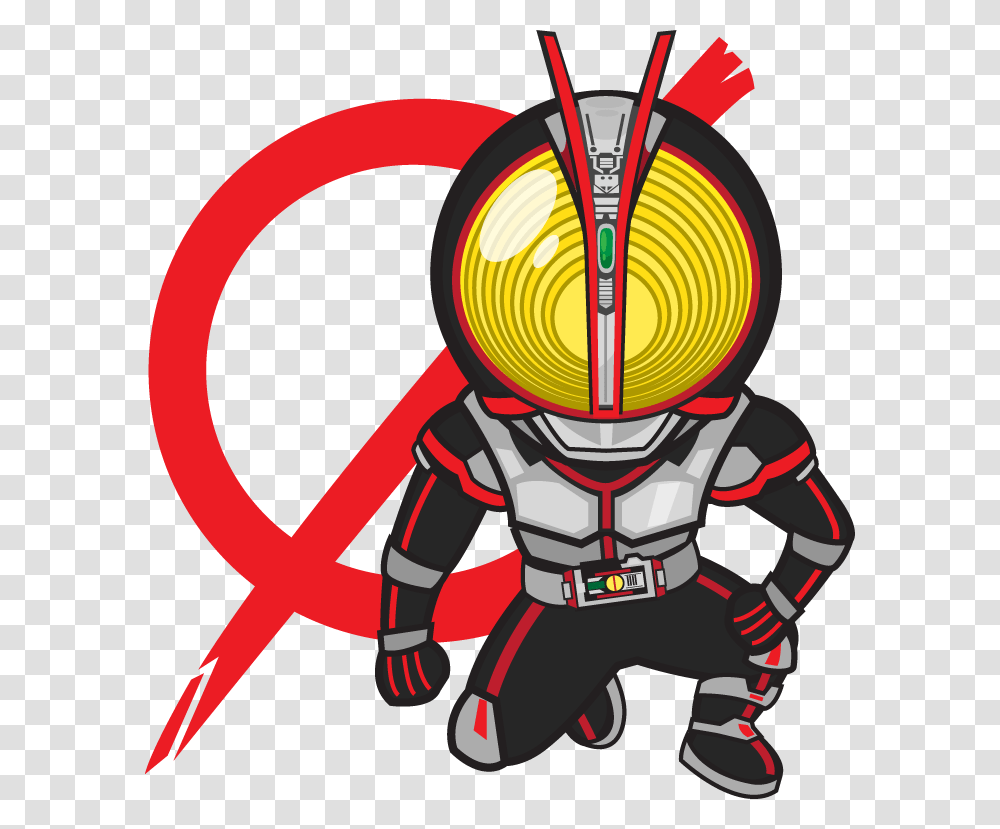 Thumb Image Kamen Rider Faiz Chibi, Astronaut, Robot Transparent Png