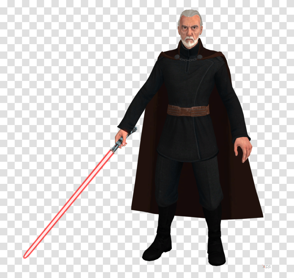 Thumb Image Kinect Star Wars Count Dooku, Person, Costume, Sleeve Transparent Png