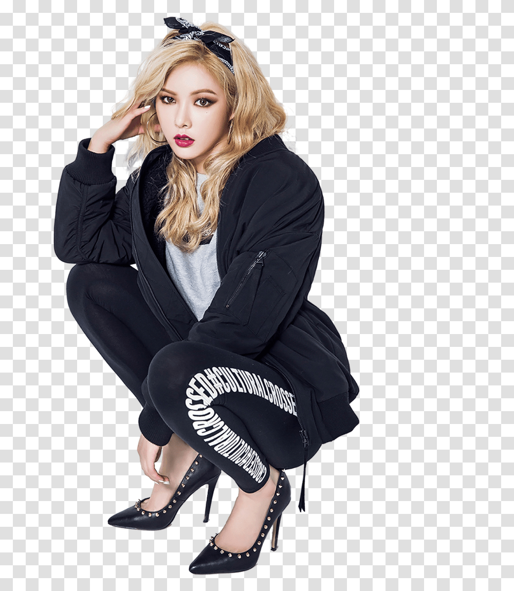 Thumb Image Korean Hip Hop Girl Outfit, Female, Person, Sleeve Transparent Png
