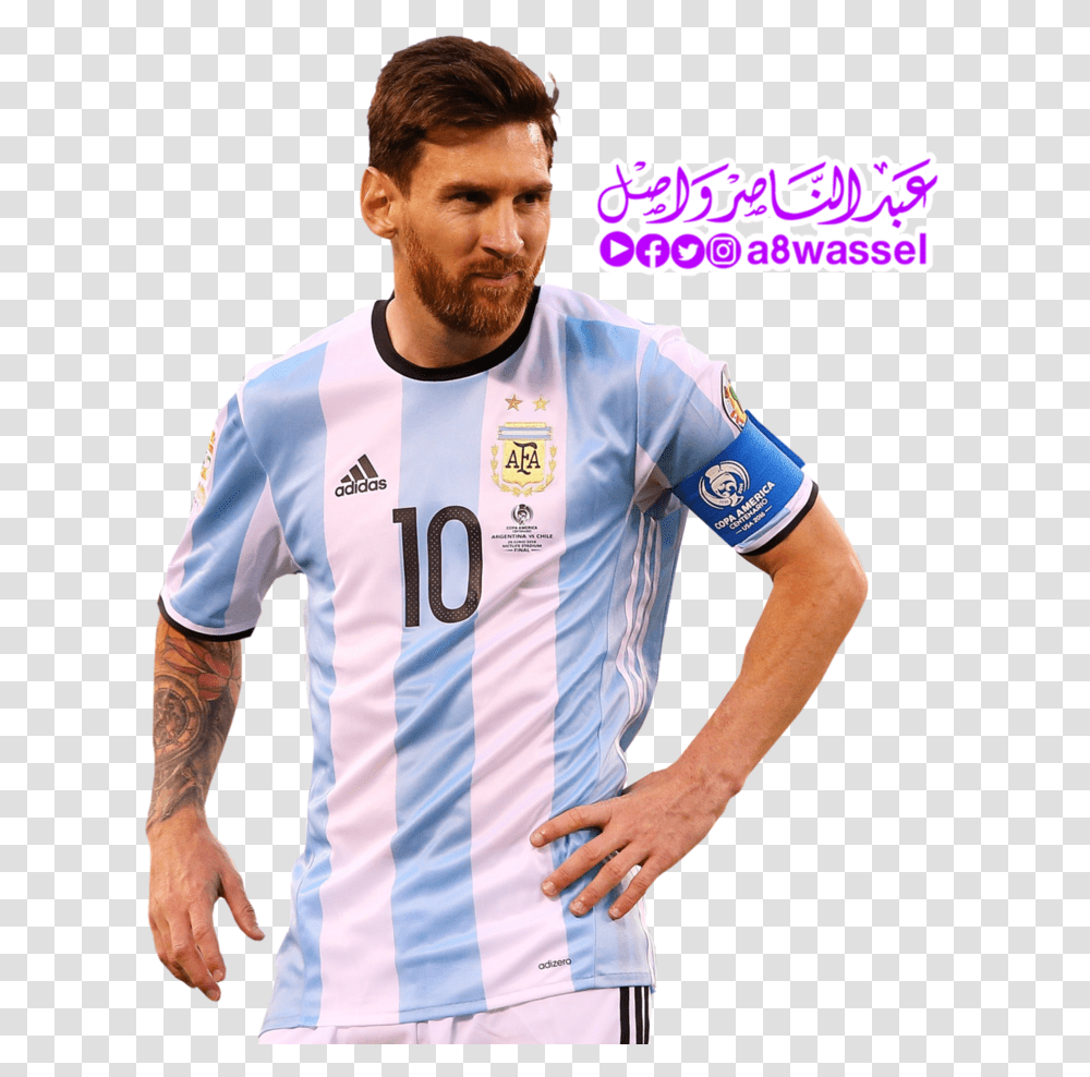 Thumb Image Leo Messi Argentina, Shirt, Person, Sphere Transparent Png