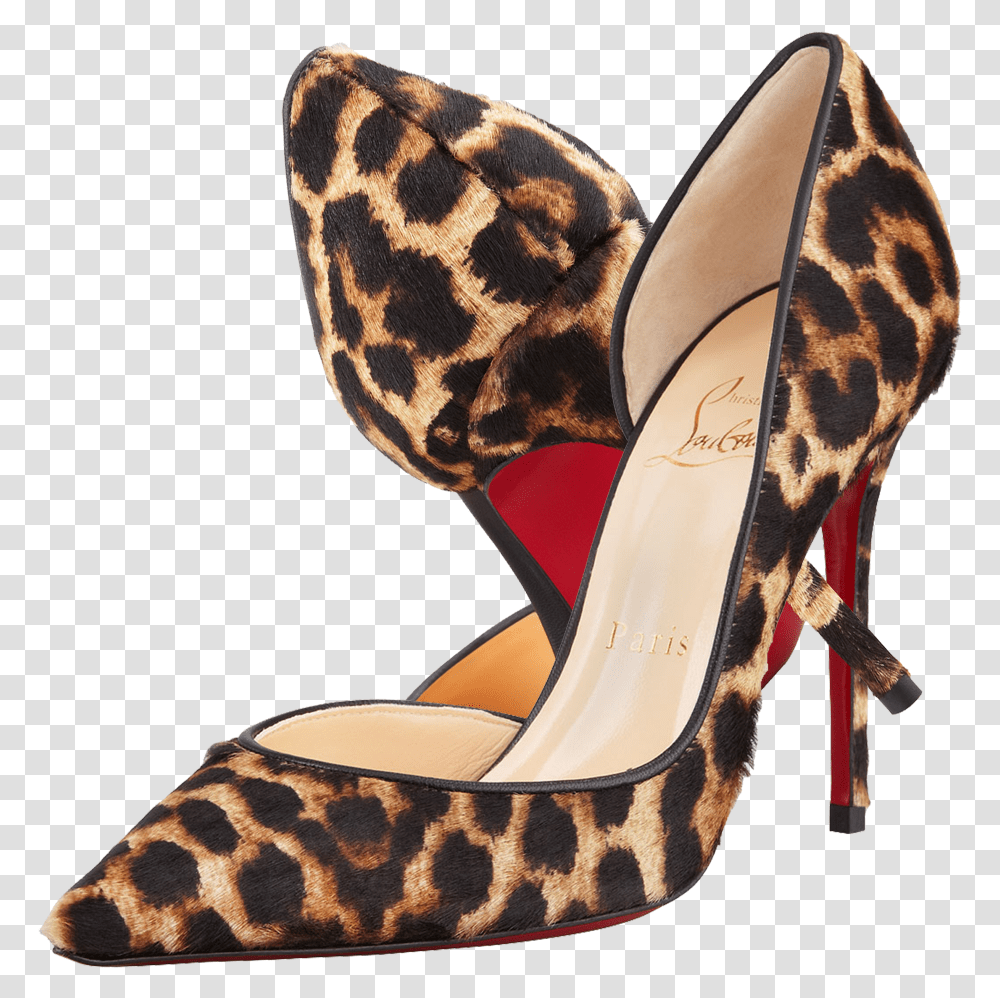 Thumb Image Leopard Print Louis Vuitton Shoes, Apparel, Footwear, High Heel Transparent Png