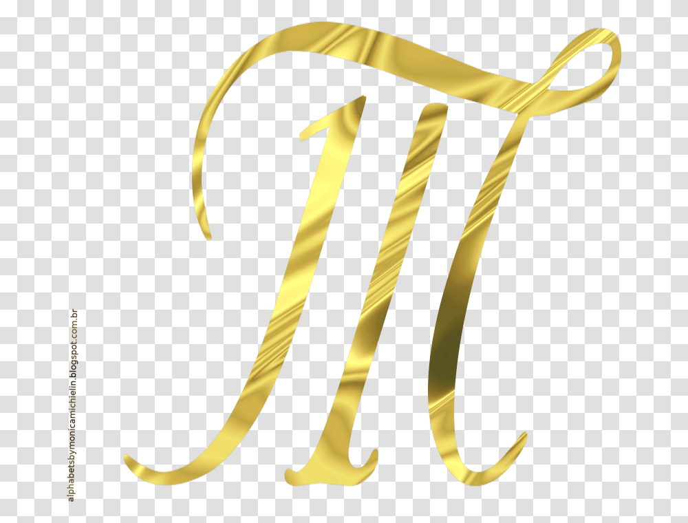 Thumb Image Letras M Douradas, Logo, Trademark Transparent Png