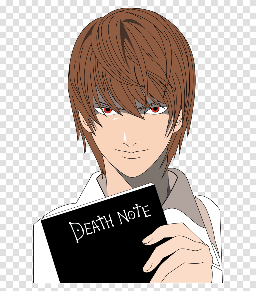 Thumb Image Light Yagami Death Note, Book, Manga, Comics Transparent Png